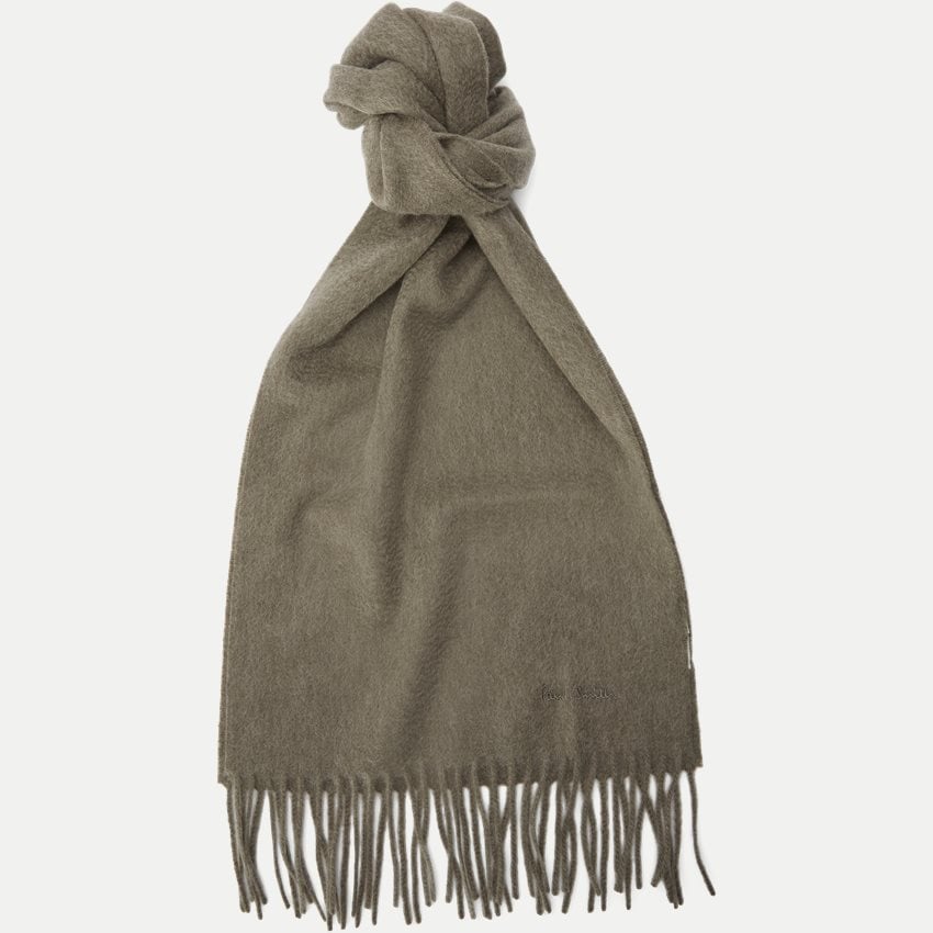 Paul Smith Accessories Scarves 119F AS09 CASHMERE EARTH