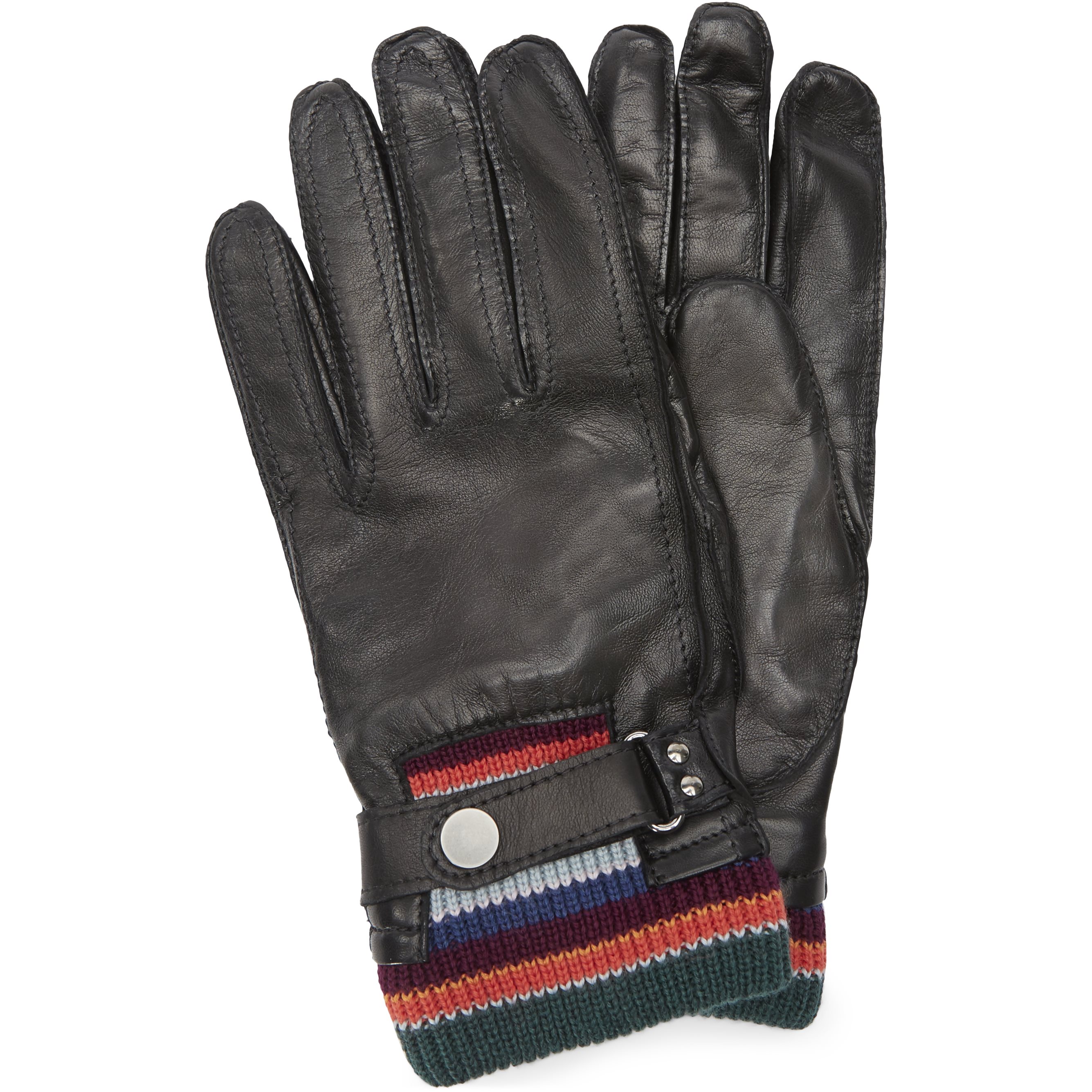 Leather Gloves - Gloves - Black