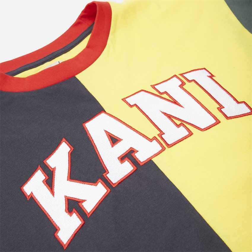 Karl Kani T-shirts COLLEGE BLOCK TEE 6060589 GUL