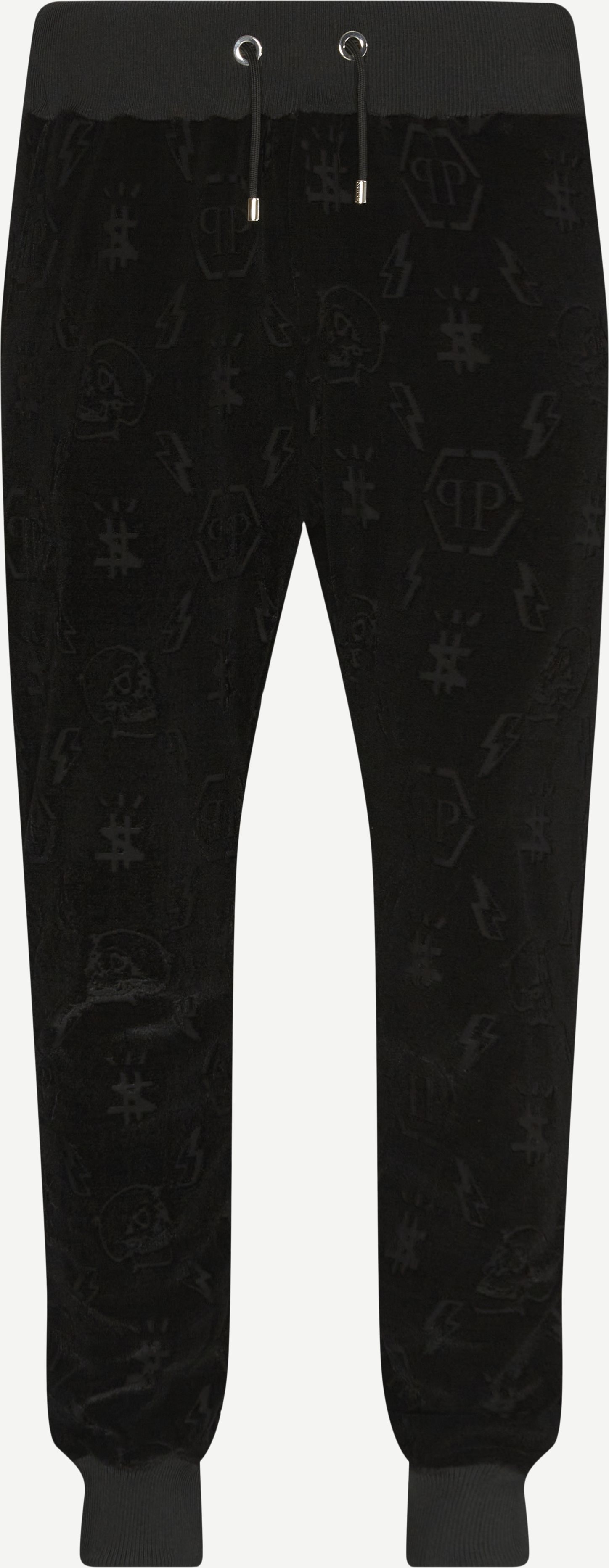 Jogging Trousers Monogram - Trousers - Regular fit - Black