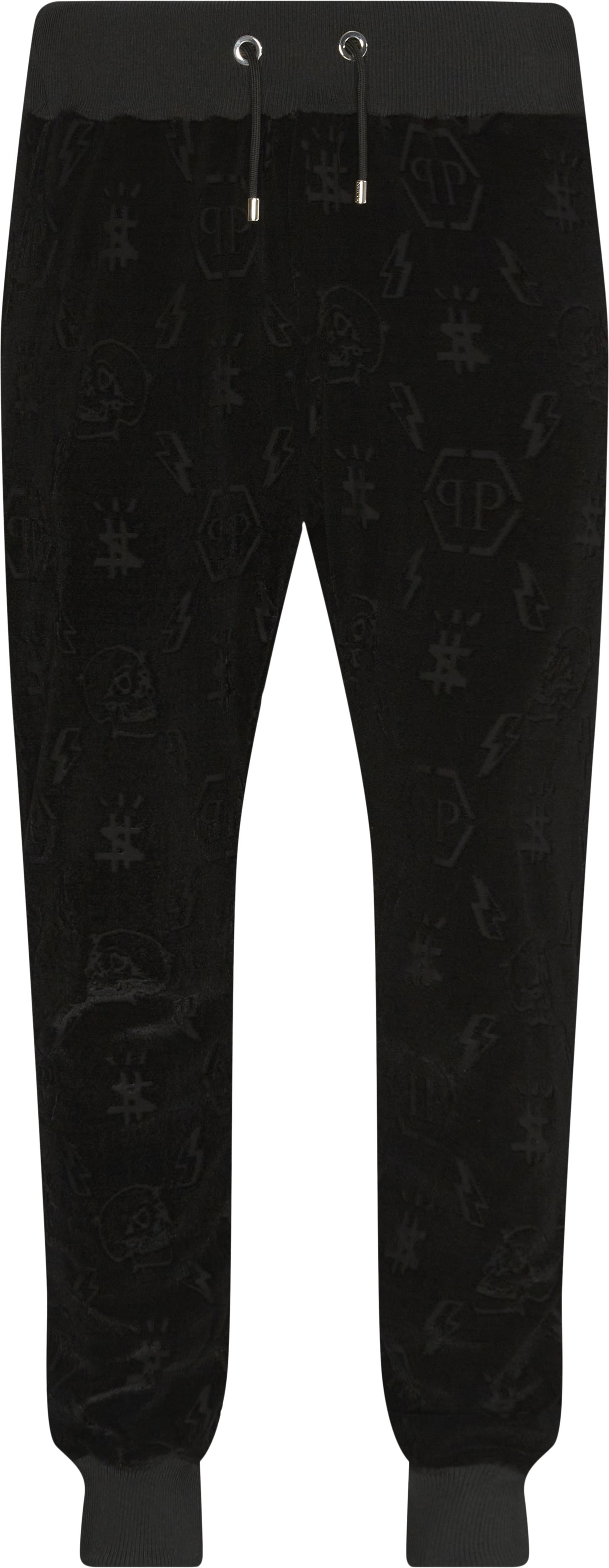 Jogging Trousers Monogram - Trousers - Regular fit - Black