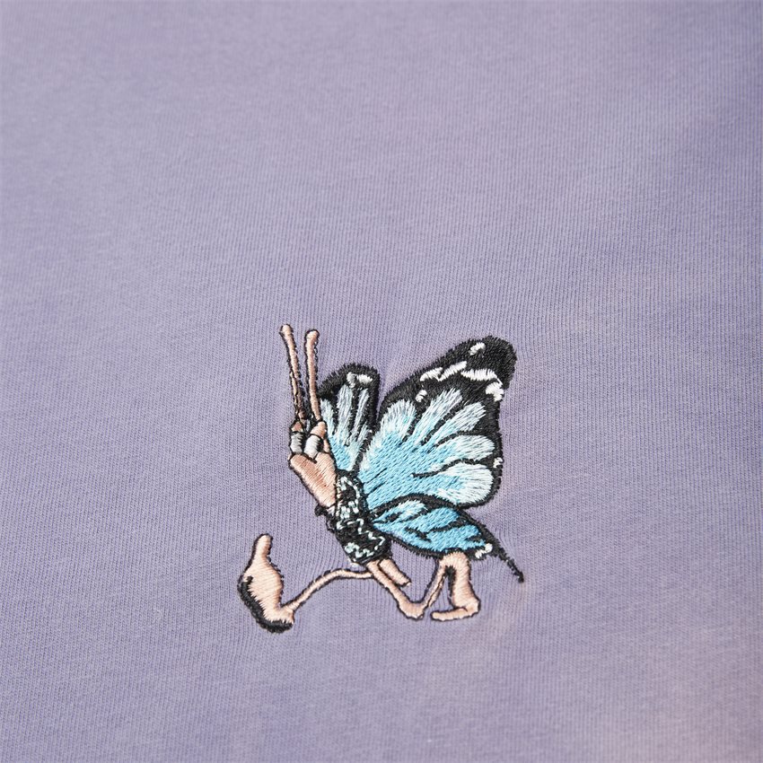 Jungles Jungles T-shirts BUTTERFLY GUY TEE PURPLE