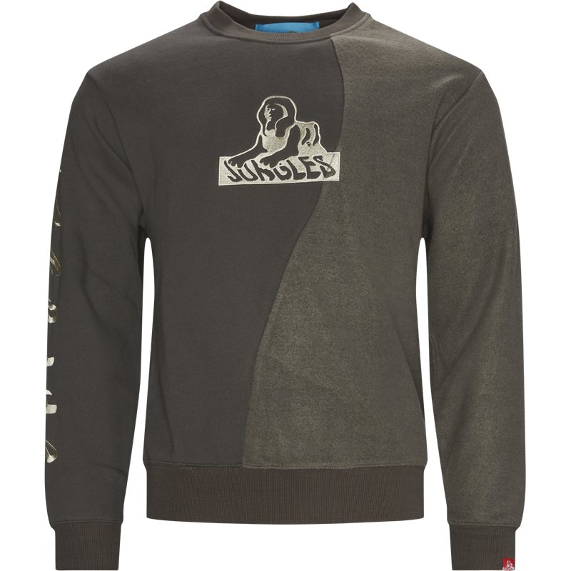 Jungles Jungles Pty Itd Ying Yang Logo Crewneck Black