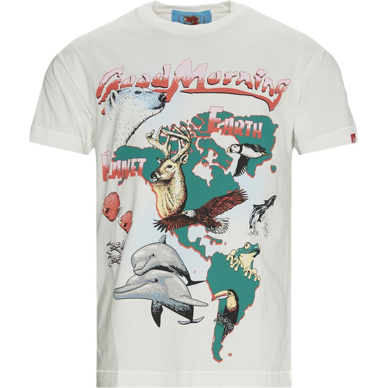 Jungles Jungles Pty Itd Planet Earth T-shirt White