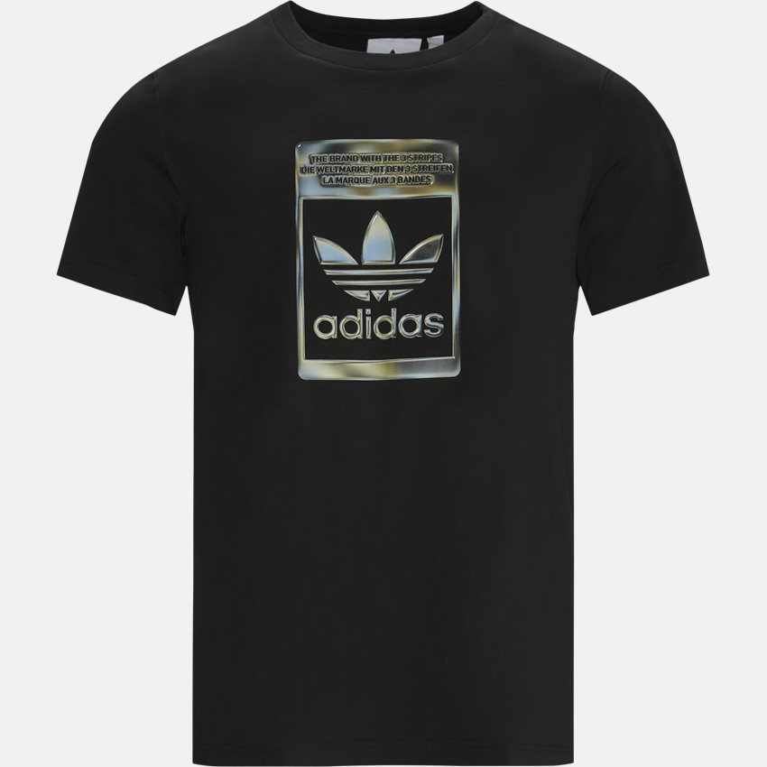 Adidas Originals T-shirts CAMO INFILL TEE H13502 SORT
