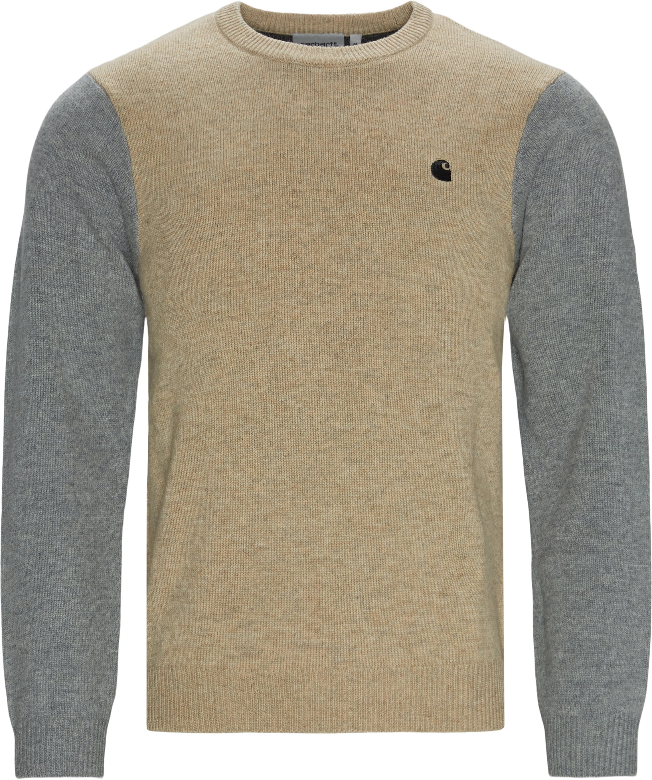 Triple Sweater - Knitwear - Regular fit - Sand