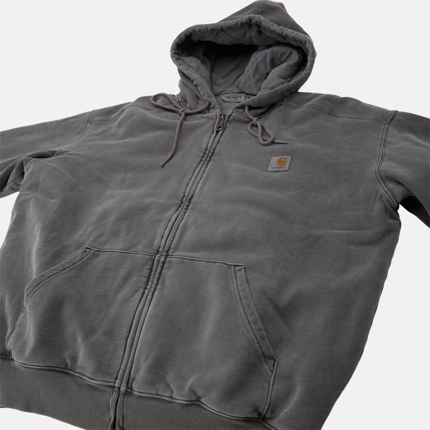 Carhartt WIP Sweatshirts HOODED VISTA JACKET I029524 SOOT