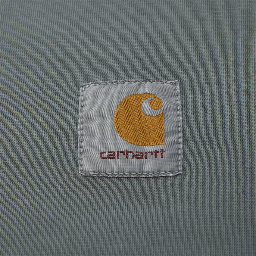 Carhartt WIP T-shirts L/S VISTA I029599 EUCALYPTUS