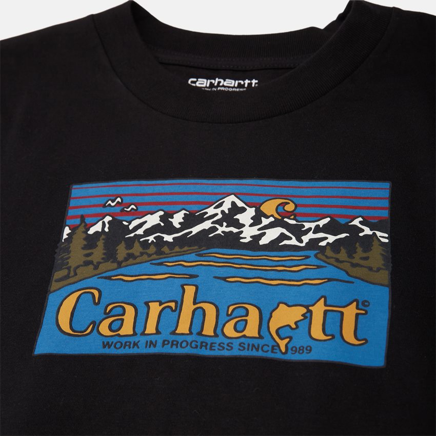 Carhartt WIP T-shirts S/S GREAT OUTDOORS I029609 BLACK