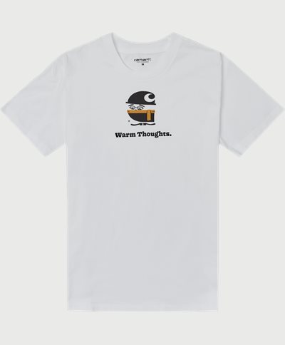 Carhartt WIP T-shirts S/S WARM THOUGHTS I029608 Hvid
