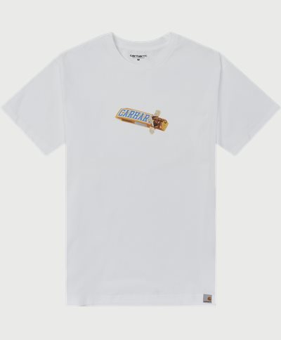 Carhartt WIP T-shirts S/S CHOCOLATE BAR I029620 Hvid