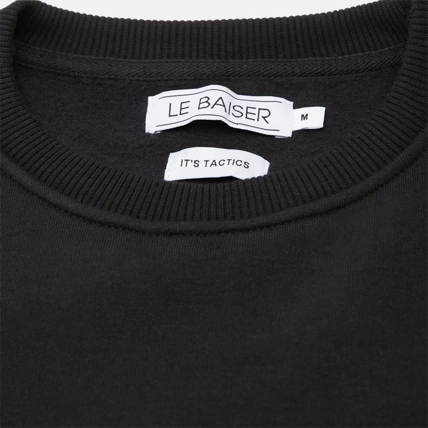 Le Baiser Sweatshirts CHAD BLACK
