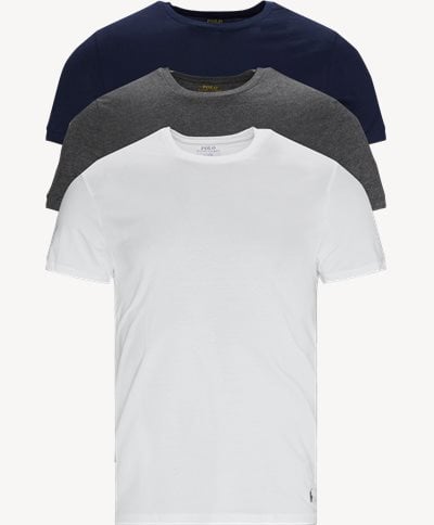 3-pack T-shirt med rund hals Regular fit | 3-pack T-shirt med rund hals | Blå