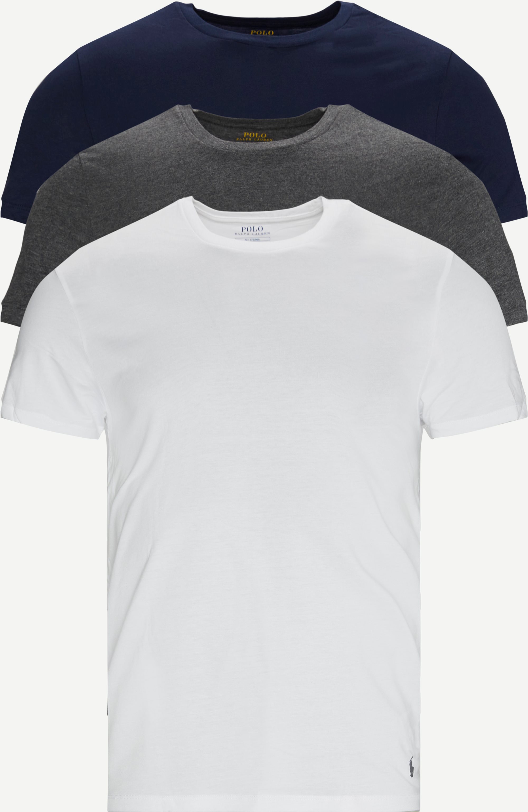 3-pack Crew Neck T-shirt - T-shirts - Regular fit - Blå