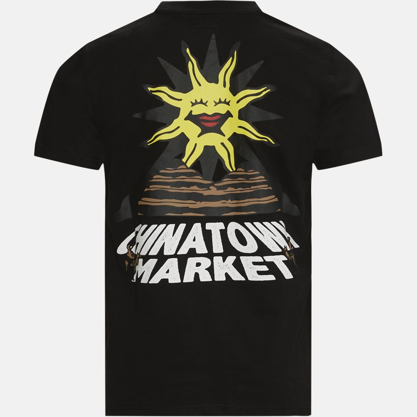 Market T-shirts SUNSHINE OVER THE PYRAMIDS TEE BLACK