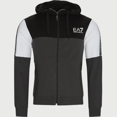 6KPV63 Zip Hooded Sweatshirt Regular fit | 6KPV63 Zip Hooded Sweatshirt | Sort