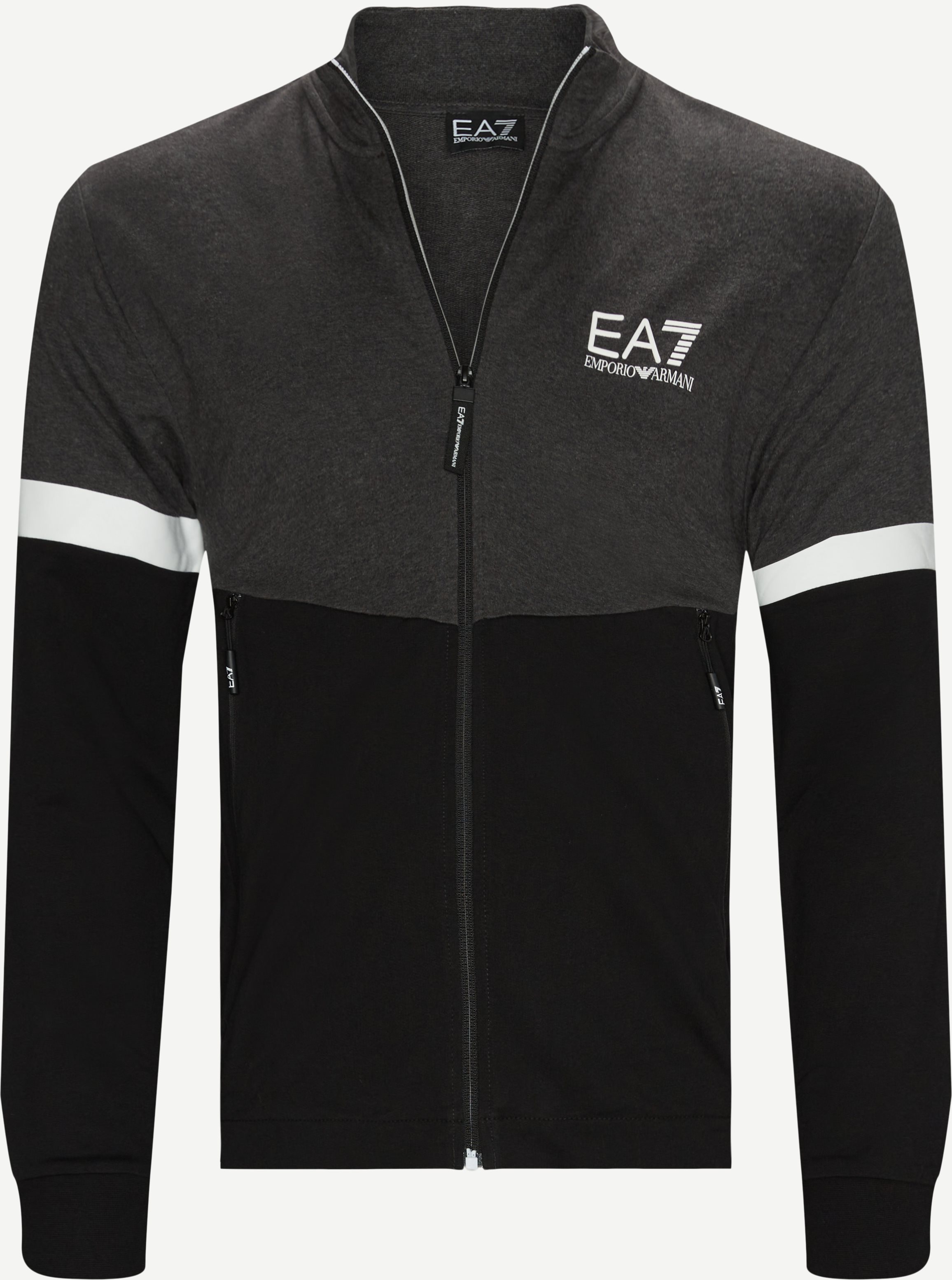 6KPV64 Zip Sweatshirt - Sweatshirts - Regular fit - Black