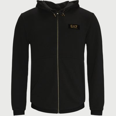 6KPM44 Hooded Zip Sweatshirt Regular fit | 6KPM44 Hooded Zip Sweatshirt | Black