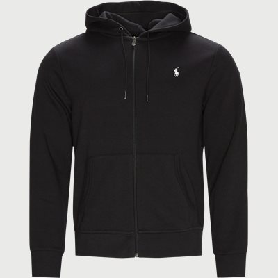 Kapuzen-Sweatshirt mit Reißverschluss Regular fit | Kapuzen-Sweatshirt mit Reißverschluss | Schwarz