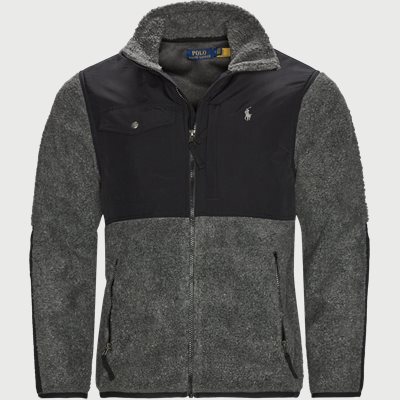 Fleece Sweat Jacket Regular fit | Fleece Sweat Jacket | Grå