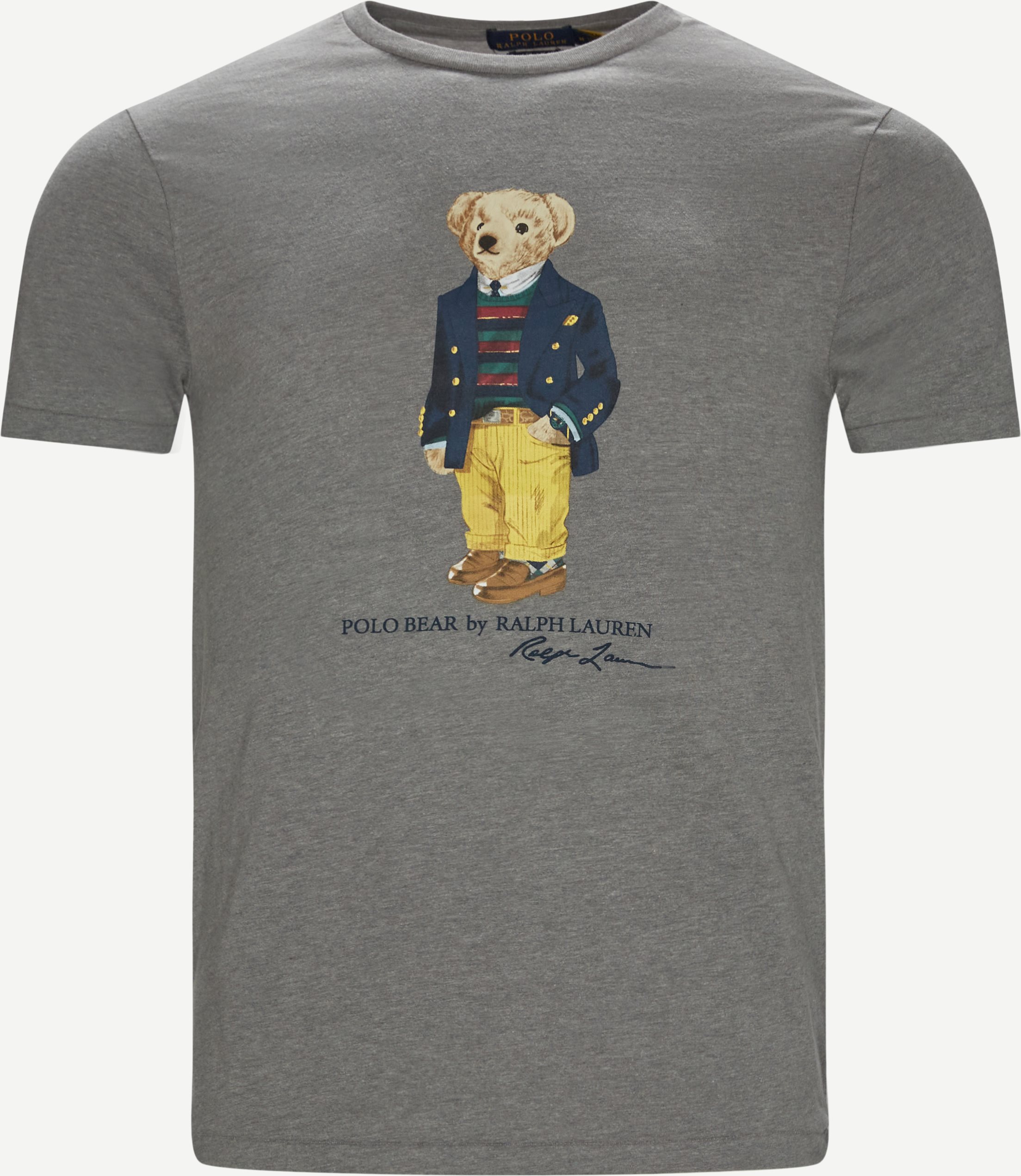 Polo Bear T-shirt - T-shirts - Regular slim fit - Grå