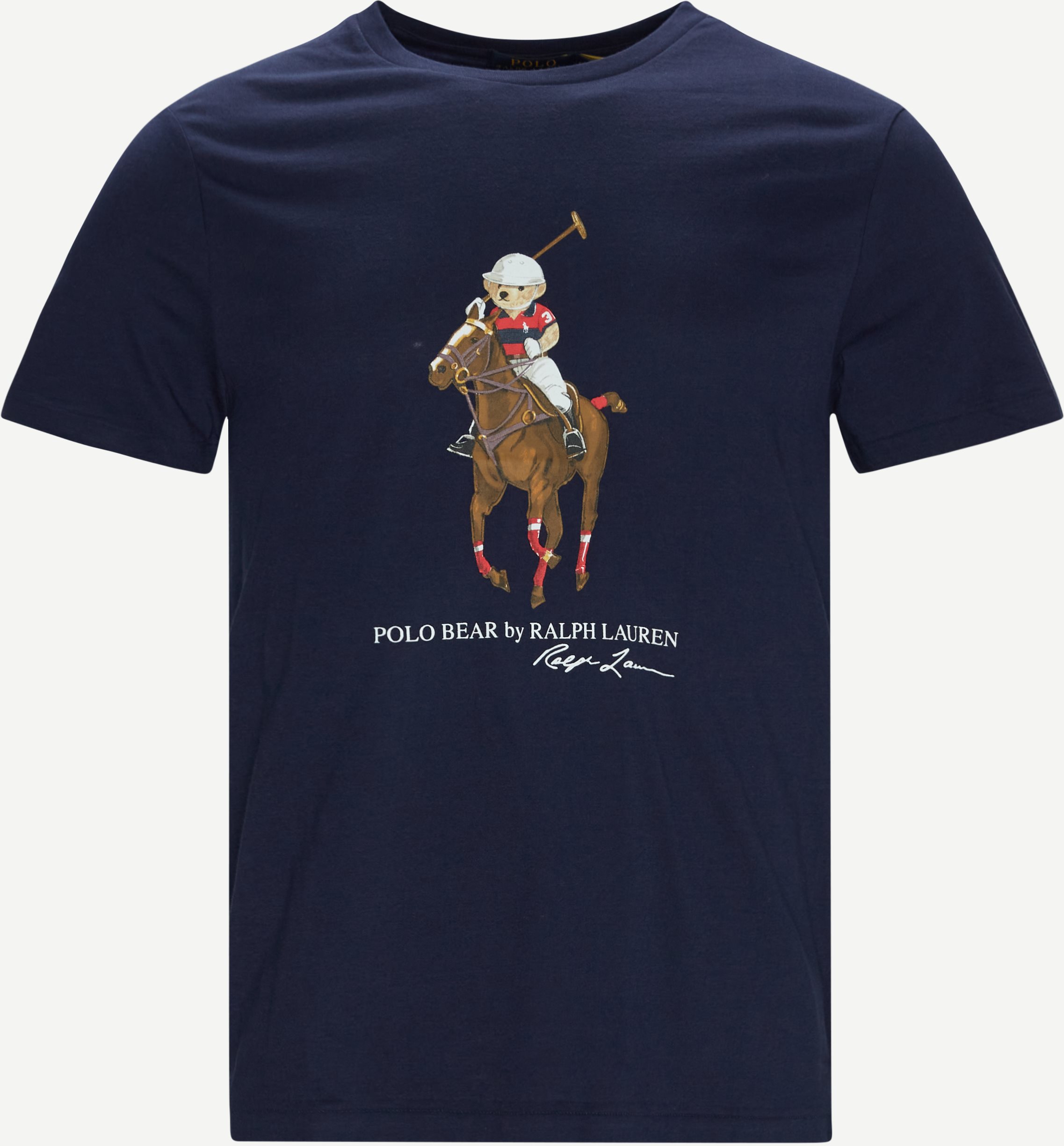 Polo Bear T-shirt - T-shirts - Regular slim fit - Blå