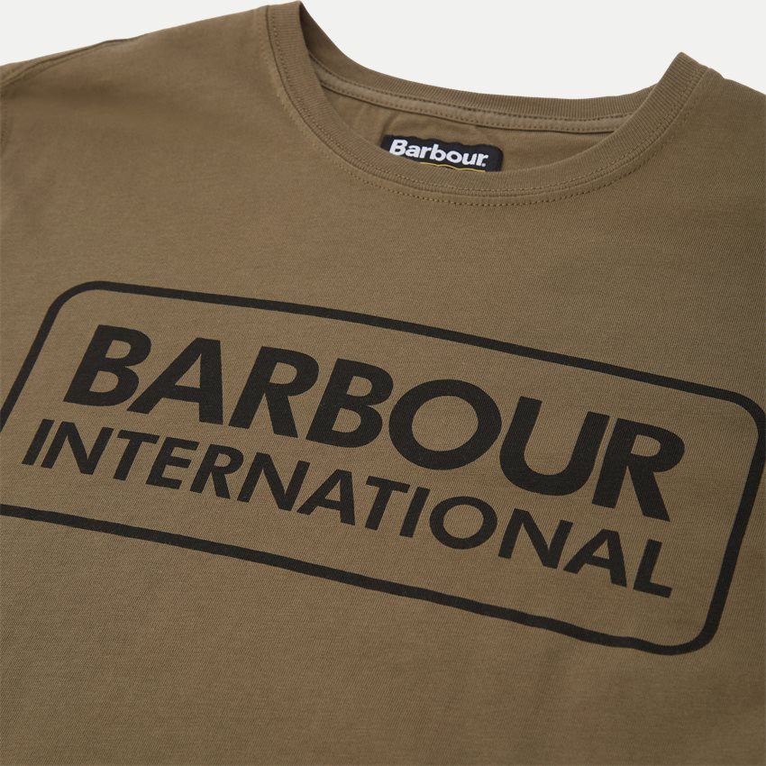 Barbour T-shirts LARGE LOGO TEE KHAKI