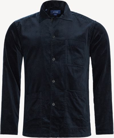 0772 Corduroy Overshirt Regular fit | 0772 Corduroy Overshirt | Blå
