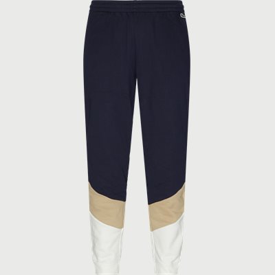 Signature Striped Colorblock Fleece Jogging Pants Tapered fit | Signature Striped Colorblock Fleece Jogging Pants | Blue