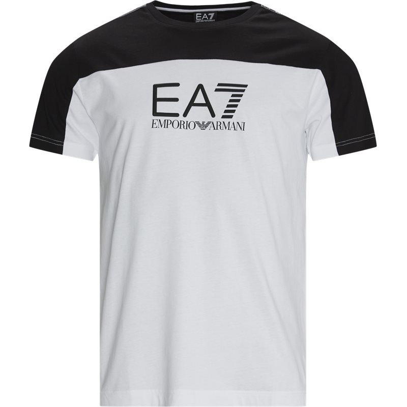 Ea7 Pj7cz Logo T-shirt Hvid