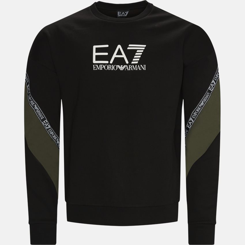 EA7 Sweatshirts PJ07Z-6KPM28 SORT