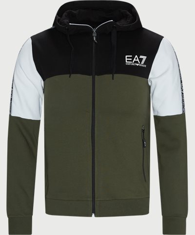 Pj07z-6kpv63 Zip Sweatshirt Regular fit | Pj07z-6kpv63 Zip Sweatshirt | Grøn