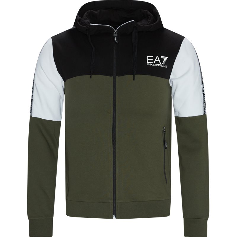 Ea7 Pj07z-6kpv63 Zip Sweatshirt Grøn