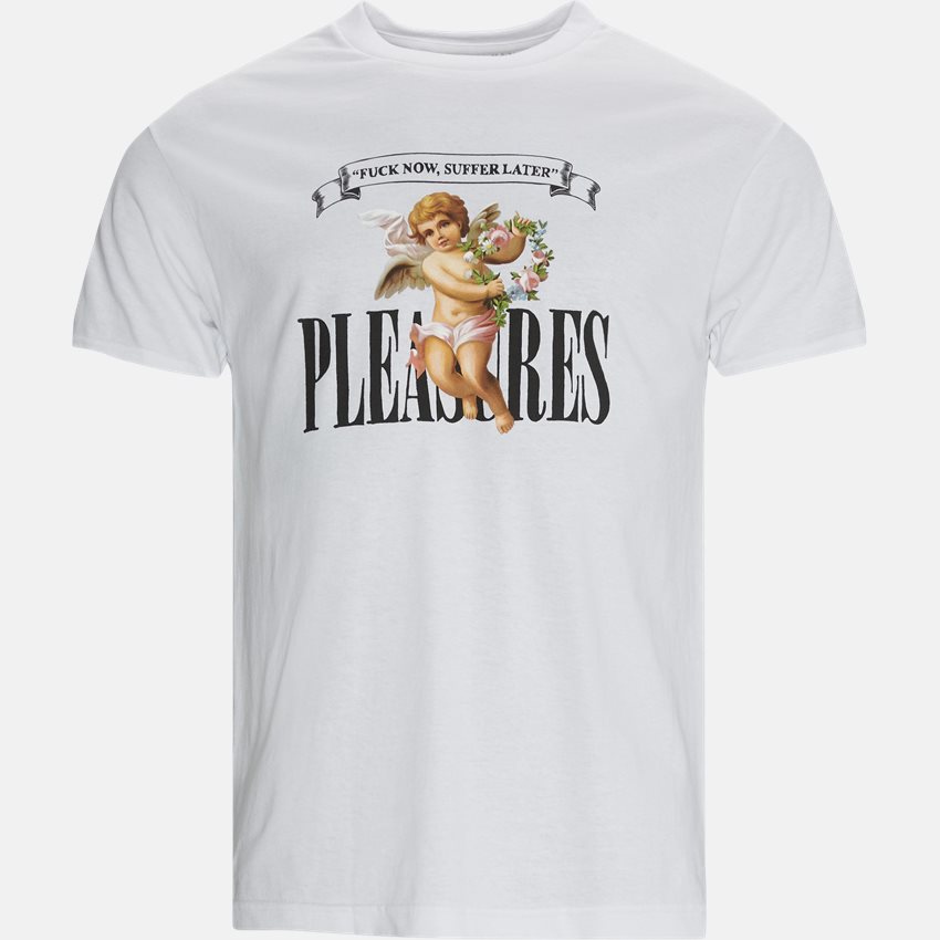 Pleasures T-shirts SUFFER WHITE