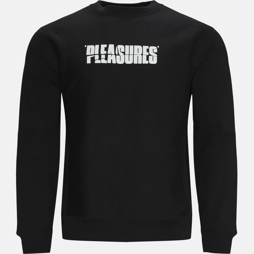 Pleasures Sweatshirts STRESS JAZZ CREW BLACK