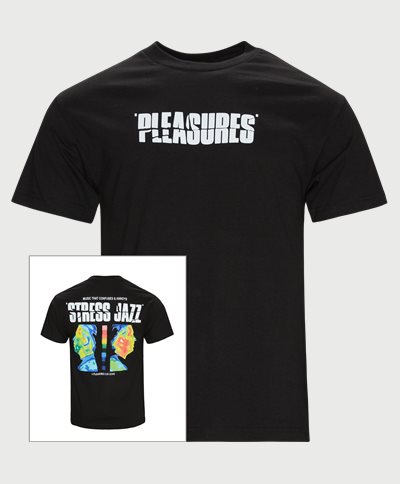 Pleasures T-shirts STRESS JAZZ TEE Black