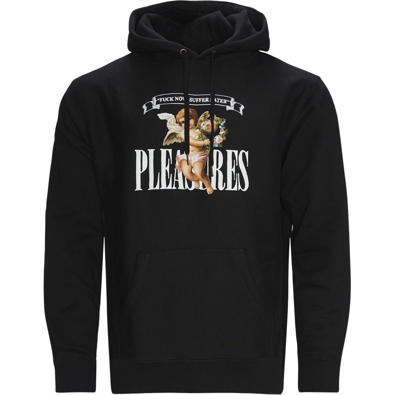 Pleasures Now Suffer Premium Hoody Sweatshirts Black