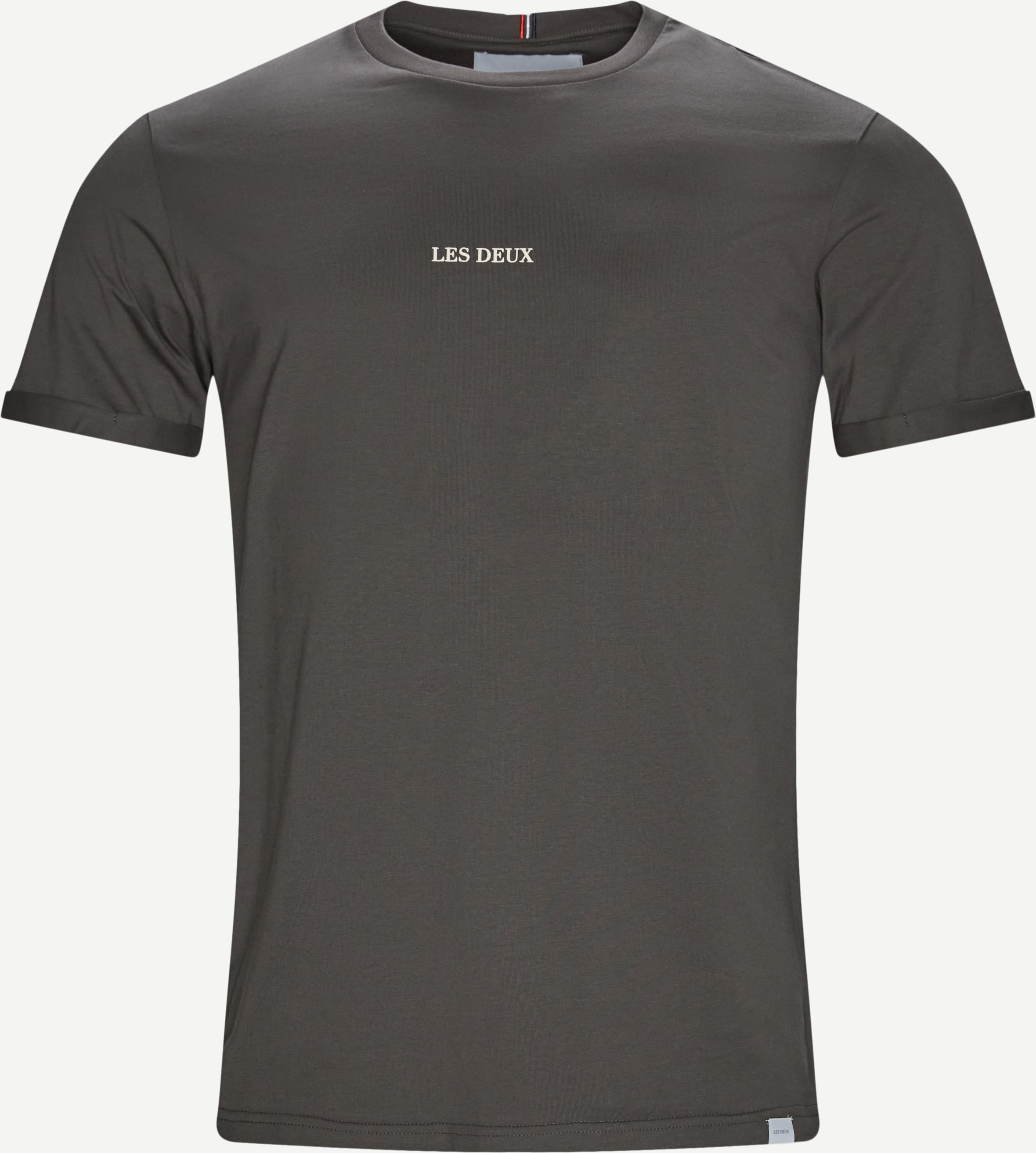 Lens T-shirt - T-shirts - Regular fit - Grå
