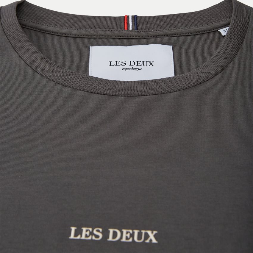 Les Deux T-shirts LENS LDM101046 RAVEN/IVORY