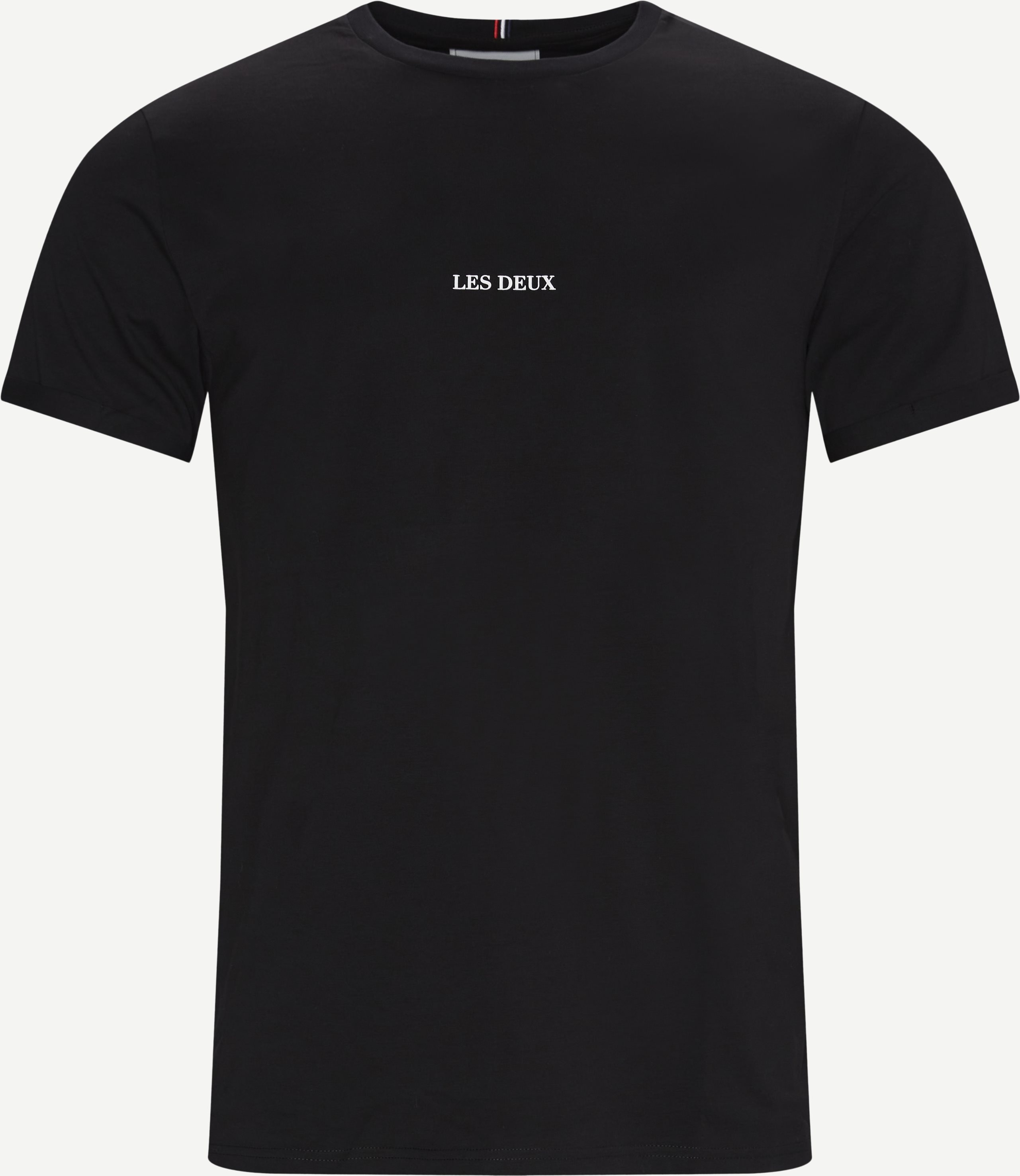 Lins T-shirt - T-shirts - Regular fit - Svart