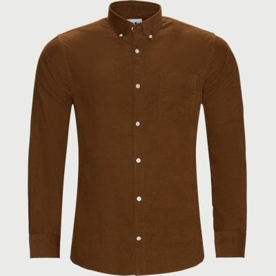 Levon Velvet Shirt Regular fit | Levon Velvet Shirt | Brown