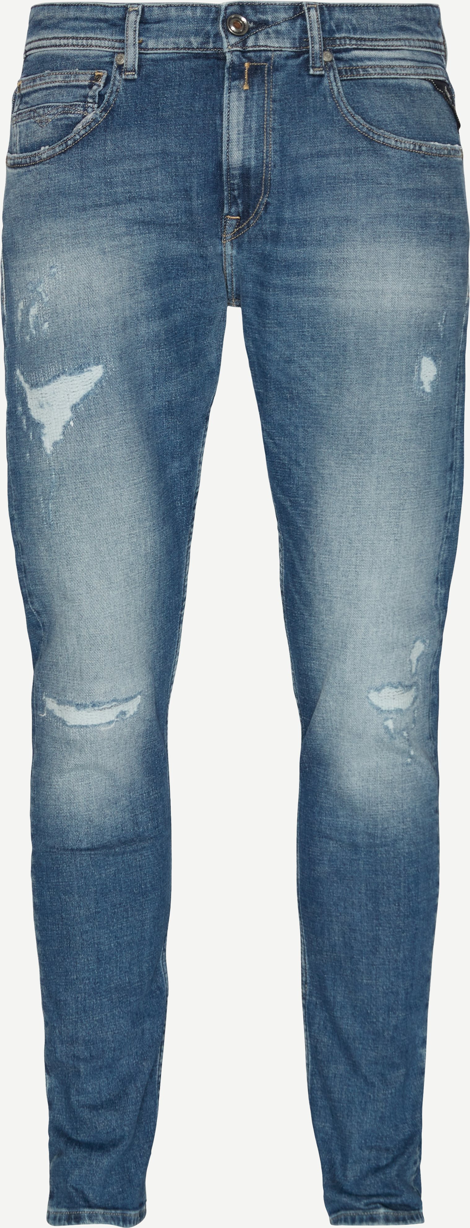 499 98R Johnfrus Jeans mit gebrochenen Kanten - Jeans - Skinny fit - Jeans-Blau