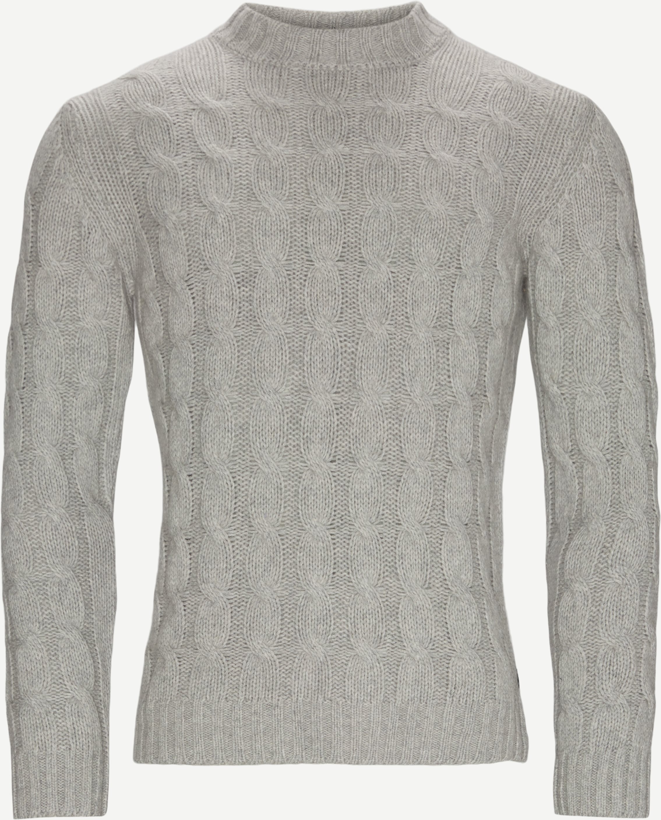 5501 Iq Turtle Neck Knit - Knitwear - Regular fit - Grey