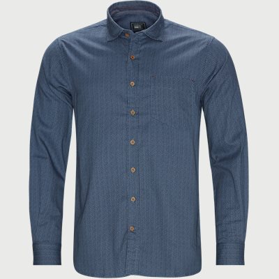 Birk Print Skjorte Regular fit | Birk Print Skjorte | Blå