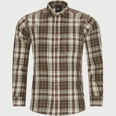 Ben Check Herring Shirt Regular fit | Ben Check Herring Shirt | Army