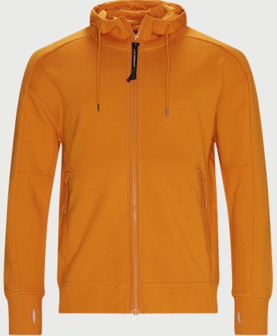 Diogonal upphöjd tröja med huva Regular fit | Diogonal upphöjd tröja med huva | Orange