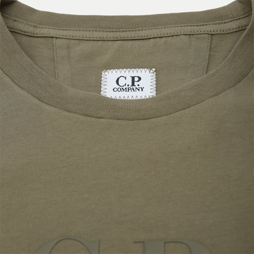 C.P. Company T-shirts TS218A 005100W OLIVEN