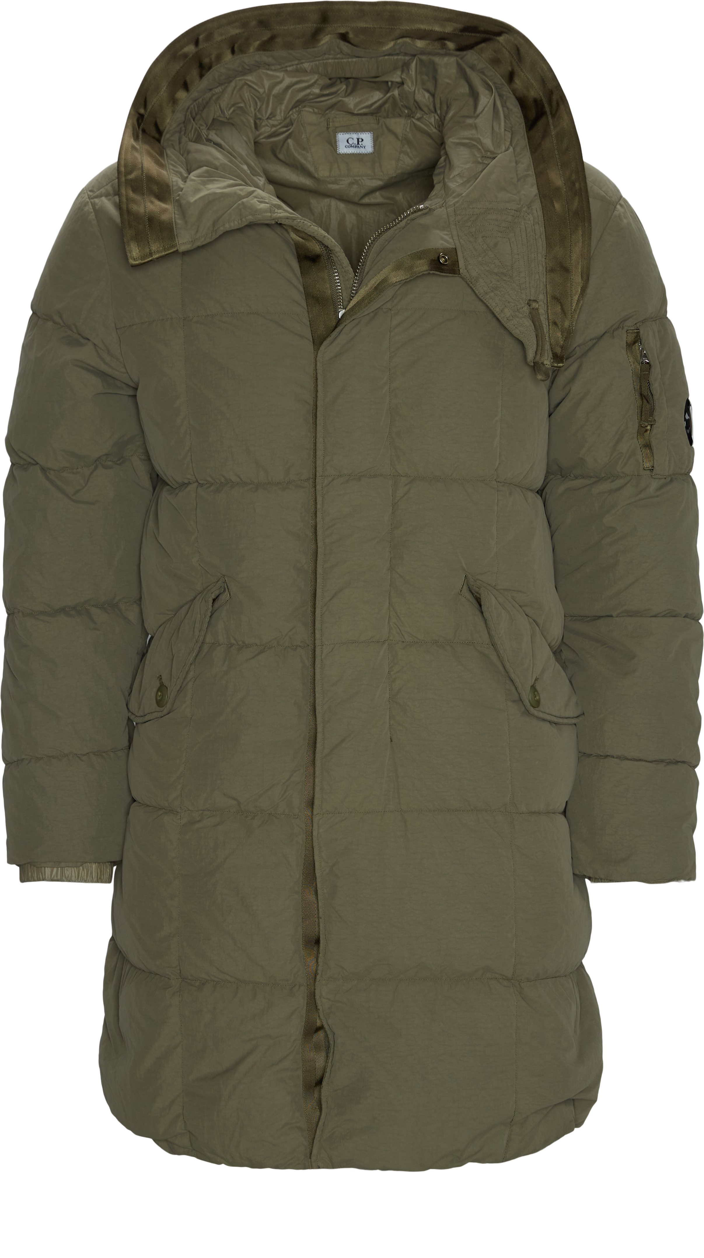 Flat Nylon Jacket - Jackets - Regular fit - Army