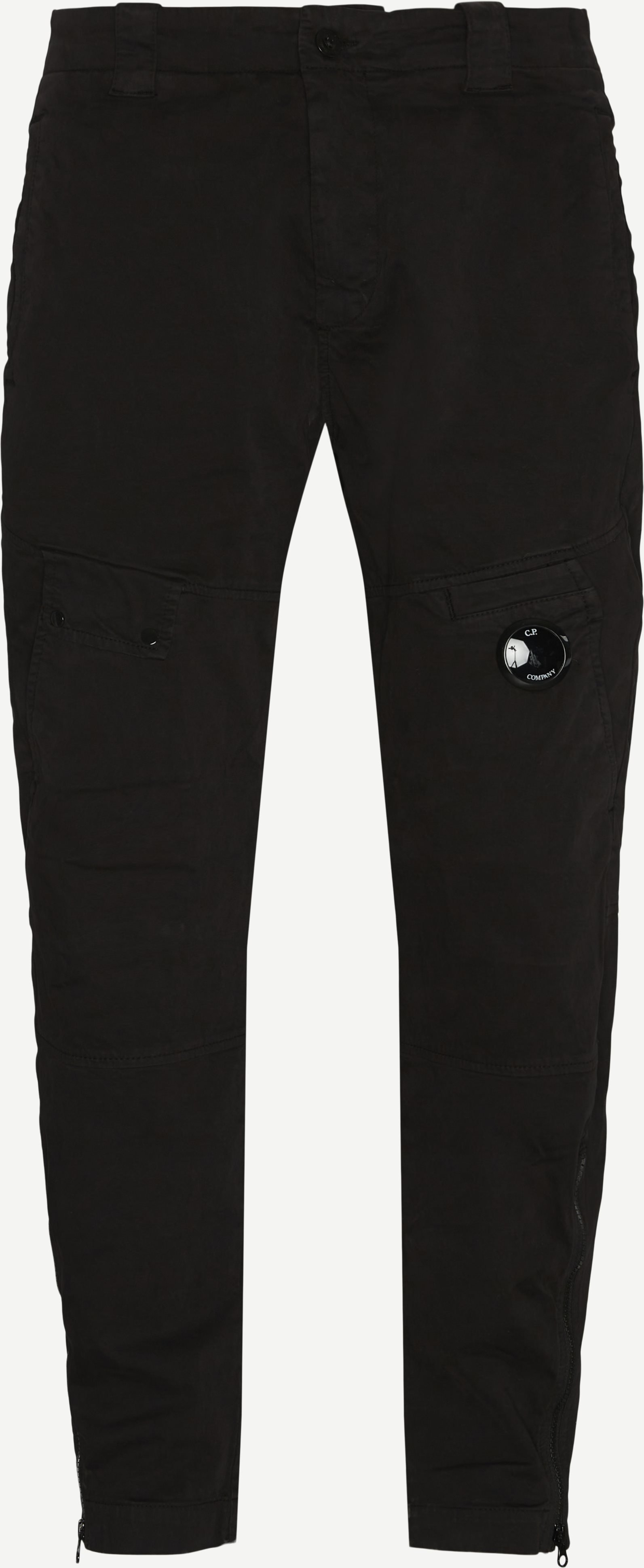 Garment Dyed Pants - Trousers - Regular fit - Black