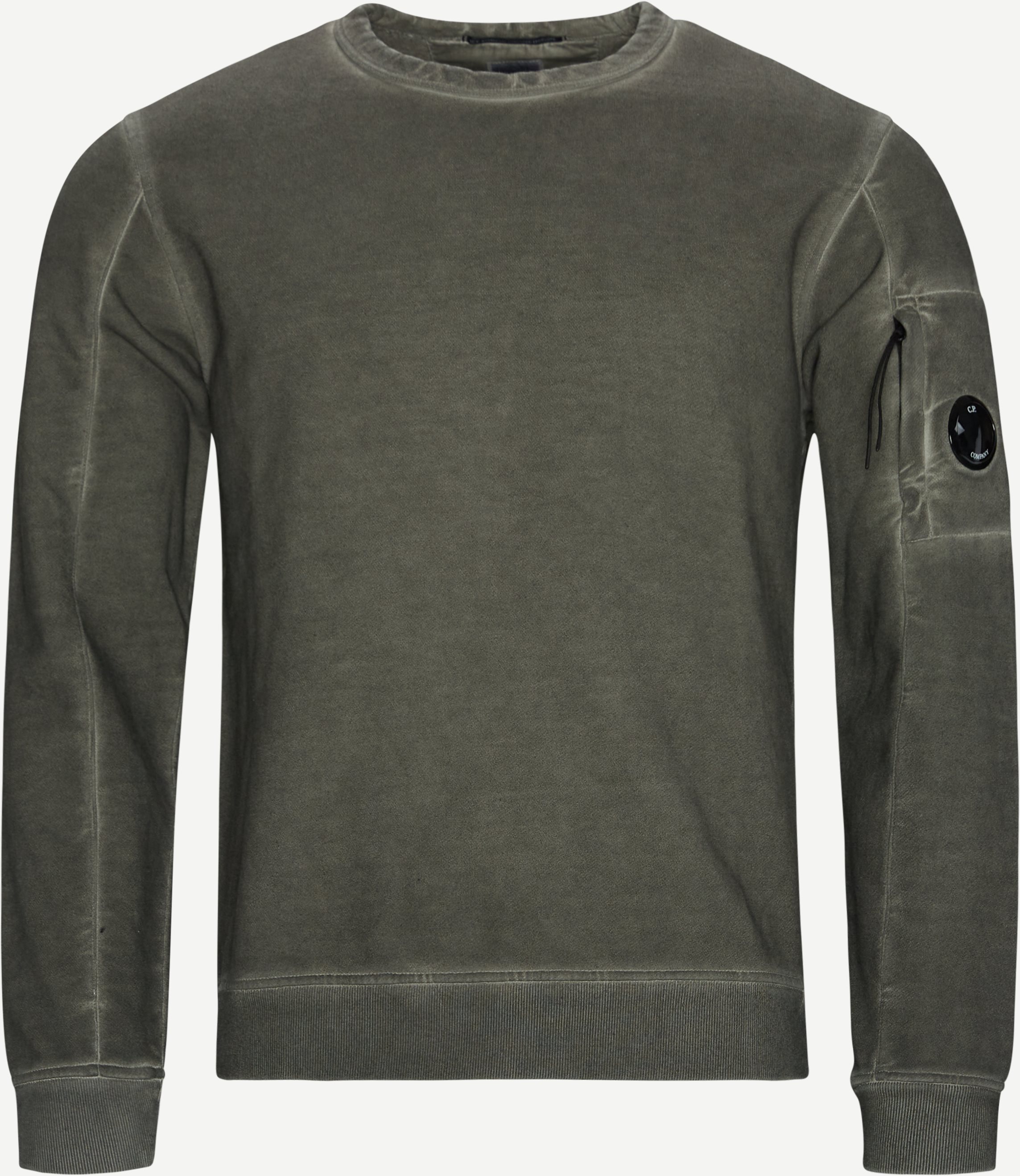 Diagonal Fleece Sweat - Sweatshirts - Regular fit - Grå